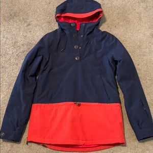 ROXY 3/4 zip ski coat